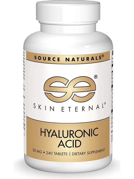 Source Naturals Skin Eternal® Hyaluronic Acid 50 Mg 240 Tablets