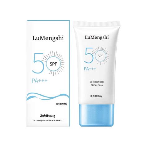 Facial Sunscreen Cream Spf 50 Refreshing For Melanin Rich Skin Broad