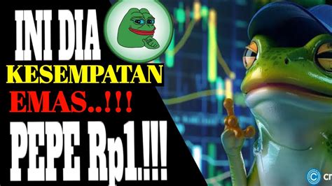 Wow Jelas Ini Kesempatan Emas Pepe Army Awas Jangan Nyesel Youtube