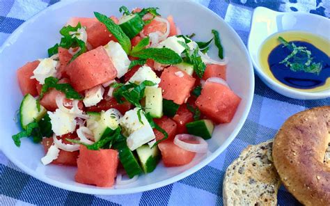 Salade De Melon Deau F Ta Concombre Et Menthe Isabelle C T