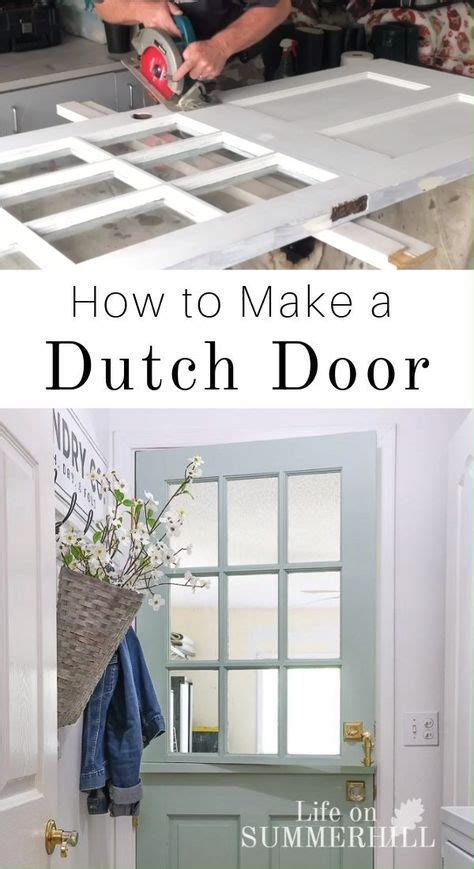 How To Build A Dutch Door