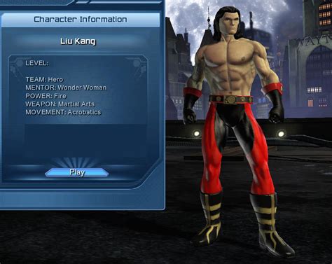 Liu Kang Dcuo Profile By Zepwolfx On Deviantart