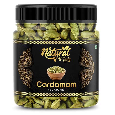 Natural N Tasty Natural Whole Green Cardamom Elaichi Hari Elaichi Big