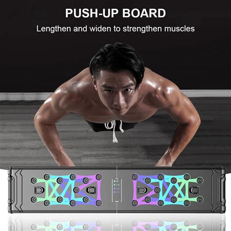 Lotank Alat Bantu Push Up Training Board Portable A Black