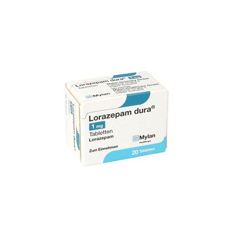 LORAZEPAM Dura 1 Mg Tabletten 01003791