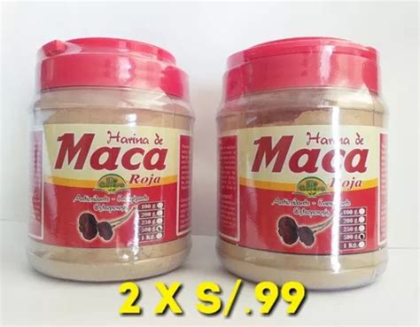 Harina De Maca Roja Polvo Energizante Mujer 500gr 1 2 Kilo Cuotas Sin