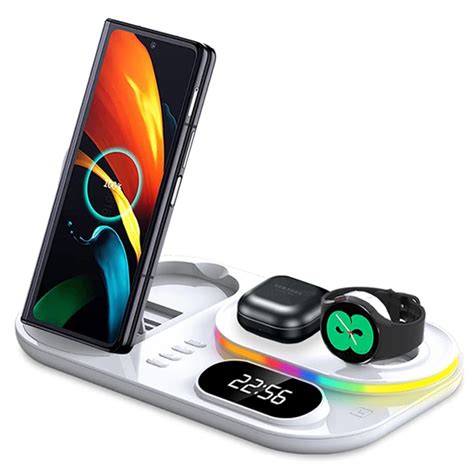 Wireless Charger For Galaxy Watch 4 3 In 1 Qi Wireless Charger Dock 30w Fast Charging Station