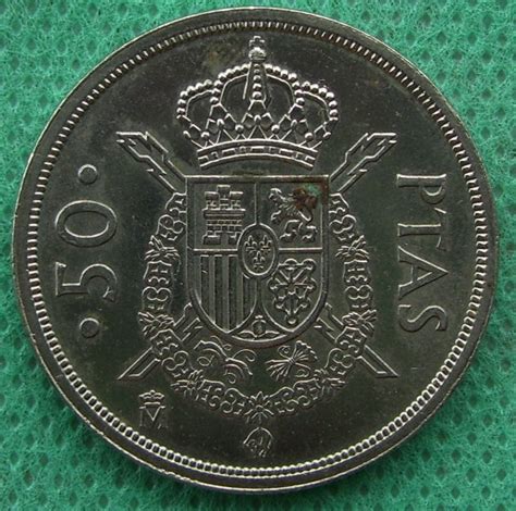 Moneda Espa A De Pesetas De Rey Juan Carlos En