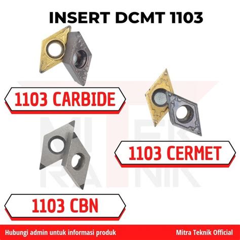 Jual Insert Bubut DCMT 11T3 Carbide Cermet Diamond Cbn Untuk SDNCN