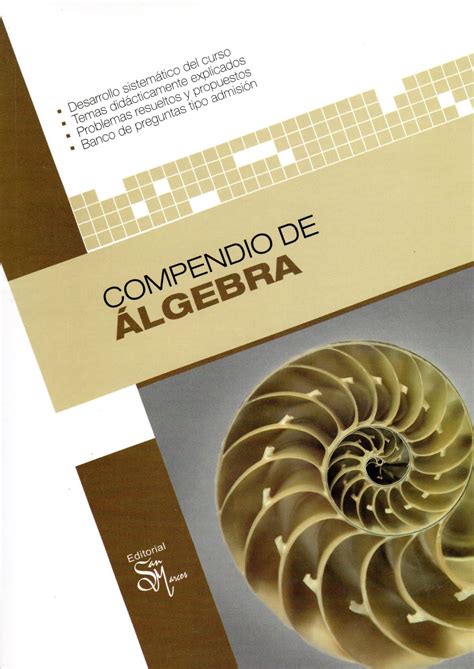 COMPENDIO DE ALGEBRA Editorial San Marcos