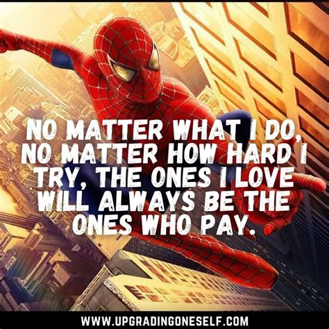 Top 17 Quotes From Spiderman With Power Backed Motivation