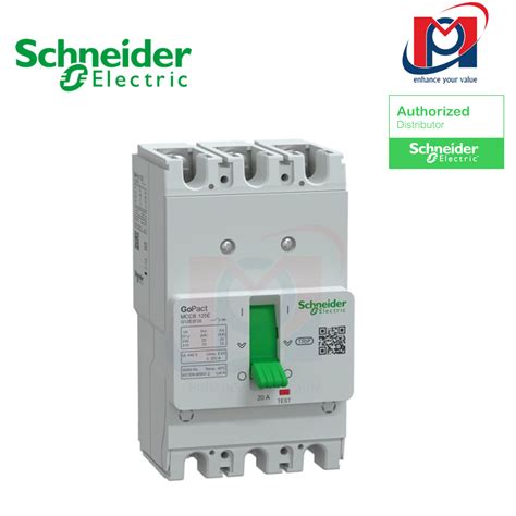 Cầu dao tự động MCCB GOPACT 125T 125A 3P 10kA 415V Schneider