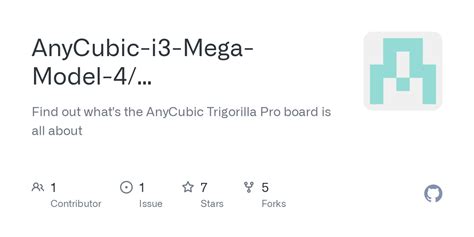 Github Anycubic I3 Mega Model 4 Reverseengineertrigorillapro Find Out What S The Anycubic