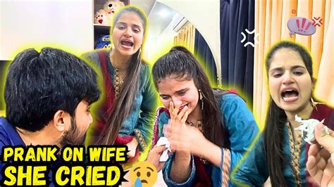 Prank On Wife Vlog😱 She Cried 😭 Prank Gone Wrong Youtube