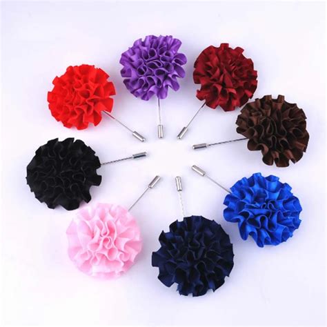 Fashion Lapel Pin Brooch Fabric Flower Brooch Wedding Flower Corsage