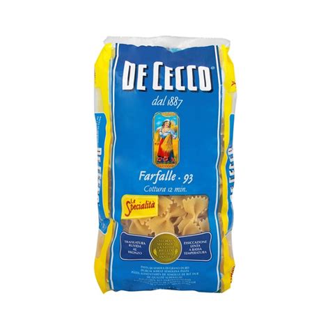 Pasta Farfalle No93 De Cecco 500 Gr