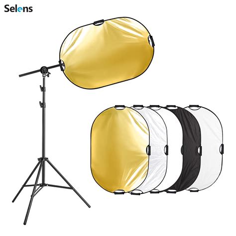 Selens Light Reflector Stand Kit X Cm In Collapsible Multi Disc