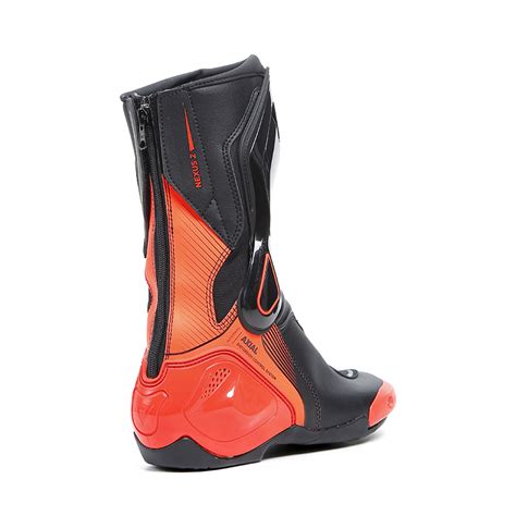 Dainese Nexus Boots Black Red Fluo Da Boots Motostorm