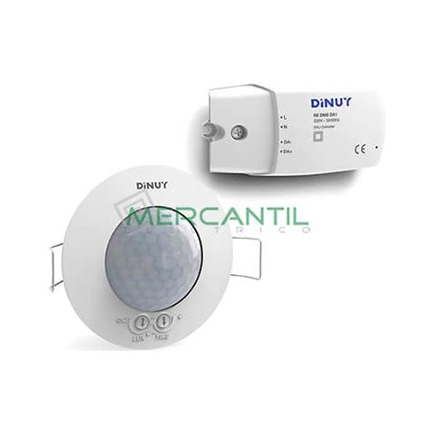 Detector De Movimiento Constante Empotrado En Techo Para Luminarias