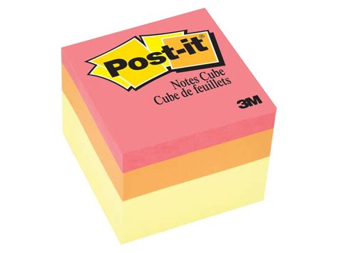 Comprar Cubo De Notas Adhesivas Post It Varios Colores 400 Hojas