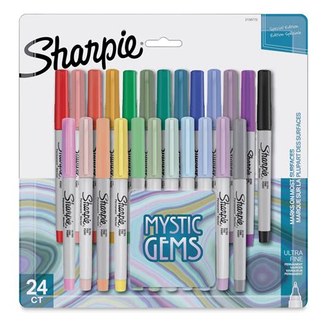 Sharpie Ultra Fine Point Markers Mystic Gem Colors Set Of 24 Michaels