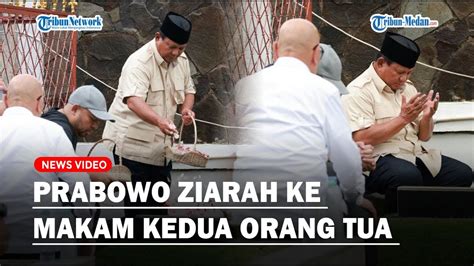 Prabowo Subianto Ziarah Ke Makam Kedua Orang Tua Di Tpu Karet Bivak Dan