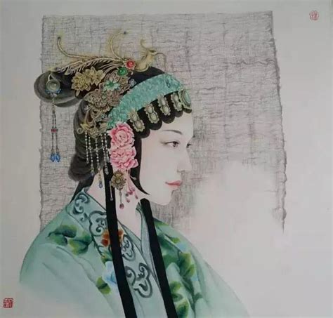 90后美女画家画工细腻，线条行云流水活灵活现！