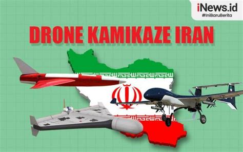 Infografis Drone Kamikaze Iran