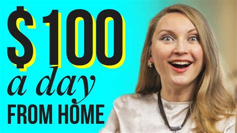 7 High Paying Work At Home Jobs That Pay Over 100 Day Or More Youtube