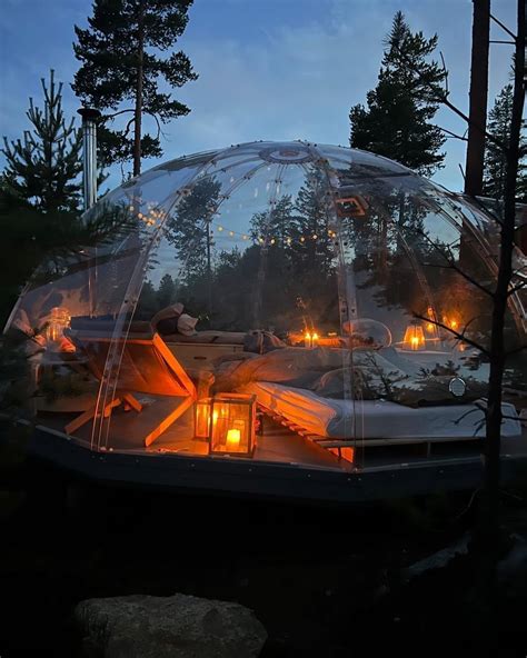 Northern lights - Norwegian Aurora glass igloo in Tromso region ...