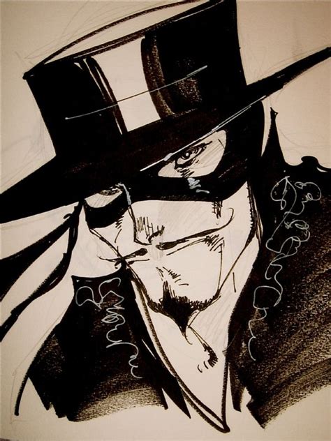 J Scott Campbell Zorro In Art Lover S Hec Comic Art Gallery Room