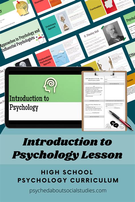 Introduction To Psychology Lesson And Guided Notes Psyched About