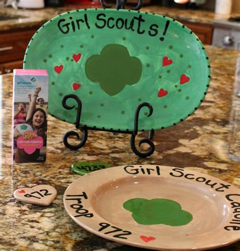 Create A Ceramic Platter For Girl Scout Cookies Laura Kellys Inklings