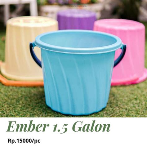 Jual Ember Plastik Ulir Galon Liter Jakarta Barat Maccshop