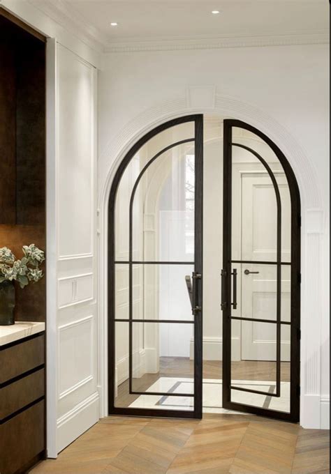 Arched Glass Steel Door Doors Interior Home Interior Design Arched