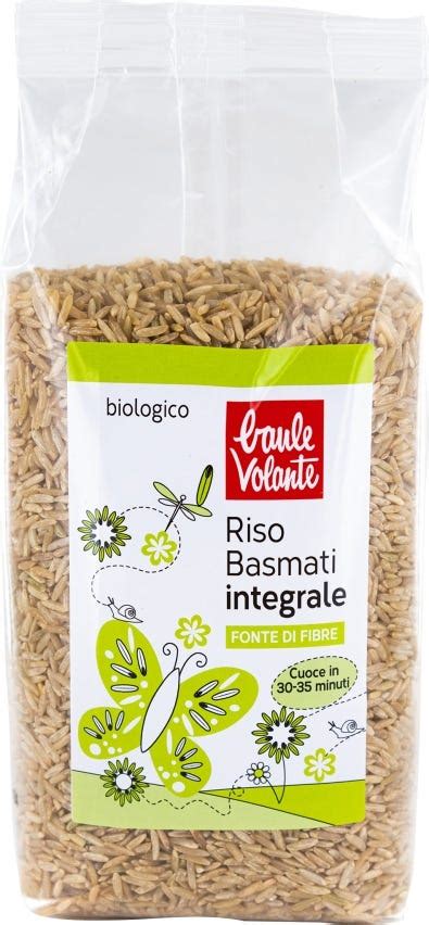 Riso Basmati Integrale Baule Volante Agricoltura Biologica Naturas