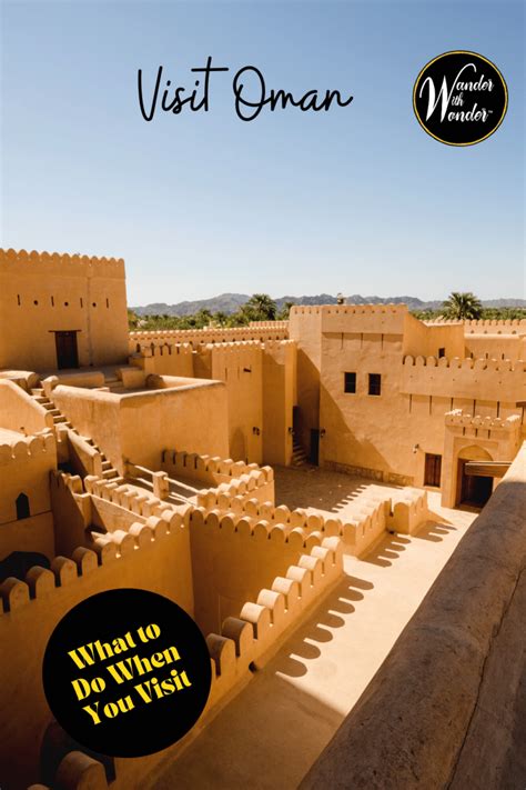 What To Do When You Visit Oman Wander With Wonder