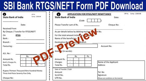 Sbi Rtgs Form Pdf Download Sbi Neft Form Pdf And Sample | sexiezpix Web ...