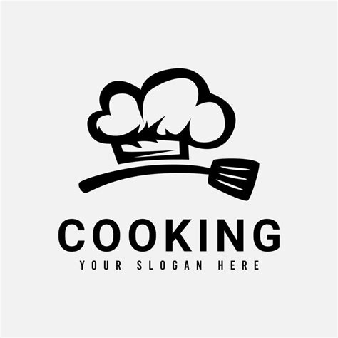 Simple Black Cooking Logo Template 8770079 Vector Art at Vecteezy