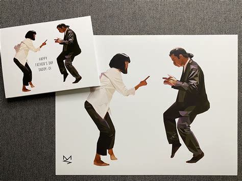 Pulp Fiction Dance Wall Art Or Gift Set Etsy