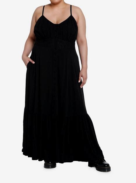 Cosmic Aura Black Lace Maxi Dress Plus Size Hot Topic