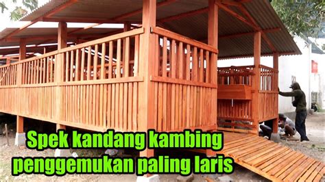 Spek Dan Harga Kandang Kambing Penggemukan 12x5meter Cp 62 882 3919