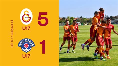 Galatasaray U17 5 1 Kasımpaşa U17 Elit U17 Gelişim Ligi 27 Hafta