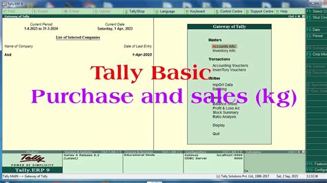 Purchase Entry In Tally Purchase Entry In Tally Erp 9 Purchase And