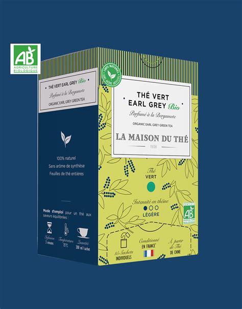 Thé Vert Earl grey BIO Sainte Lucie Excellence