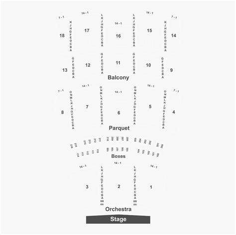 Mahalia Jackson Theatre Seating Chart Rows | Elcho Table