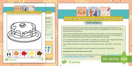 Shrove Tuesday Colouring Pages Pancake Day Teacher Made