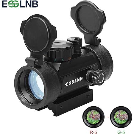 Esslnb Red Dot Sight Red Green Brightness Settings With Mm Weaver