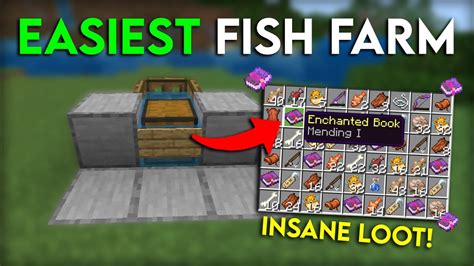 SIMPLE 1 18 AUTOMATIC FISH FARM TUTORIAL In Minecraft Bedrock MCPE