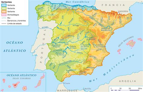 Rivers In Spain Map